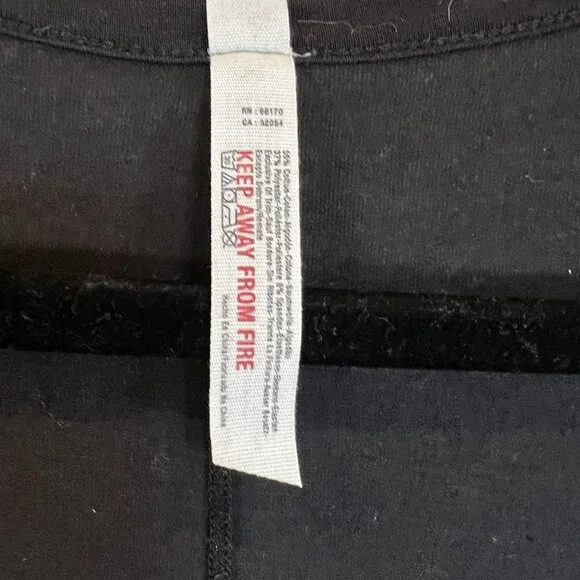 Free People Intimates Scoop Neck Long Sleeve Black Body Suit L - Picture 4 of 9